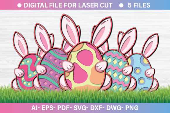 Easter Eggs 3D Paper Cut SVG: Graphics & Crafts Review