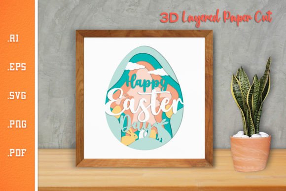 Happy Easter Day Graphics for Local Business Crafts