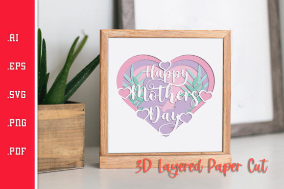 Happy Mothers Day 4 Graphics for Crafts Review