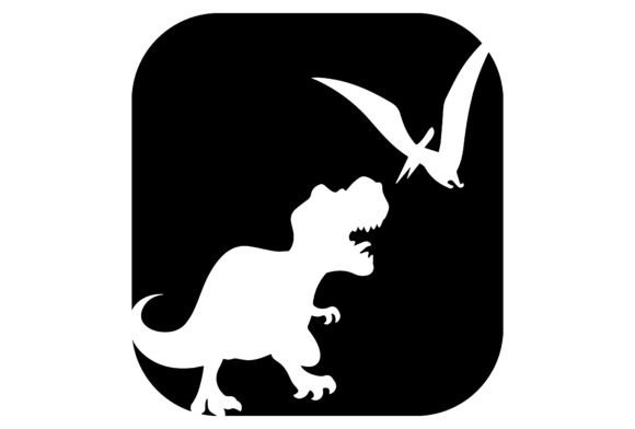 Laser Cut Dinosaur 3D SVG Graphics for Crafts