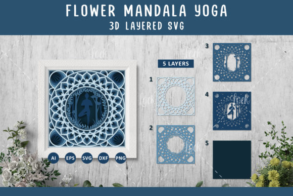 Mandala Yoga SVG 3d Layered: An Embroidery Review