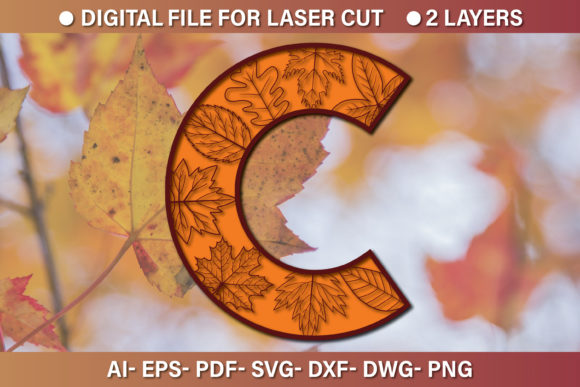 Multilayer 3D Alphabet Paper Cut SVG C: Graphics & Crafts Review