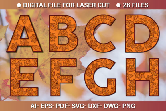 Multilayer 3D Alphabet Paper Cut SVG: Graphics & Crafts