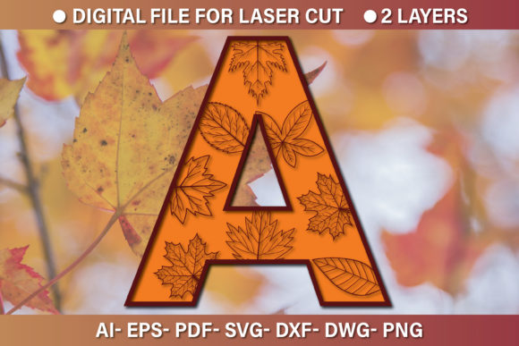Multilayer 3D Alphabet Paper Cut SVG: Graphics for Crafts