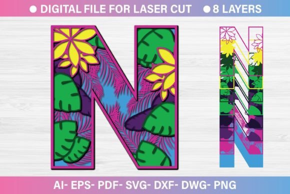 Summer Letter N Paper Cut SVG: An Embroidery Review